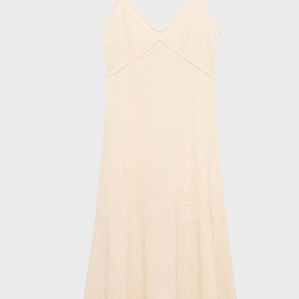 Mango Cream Maxi Dress - Picture 7 of 13